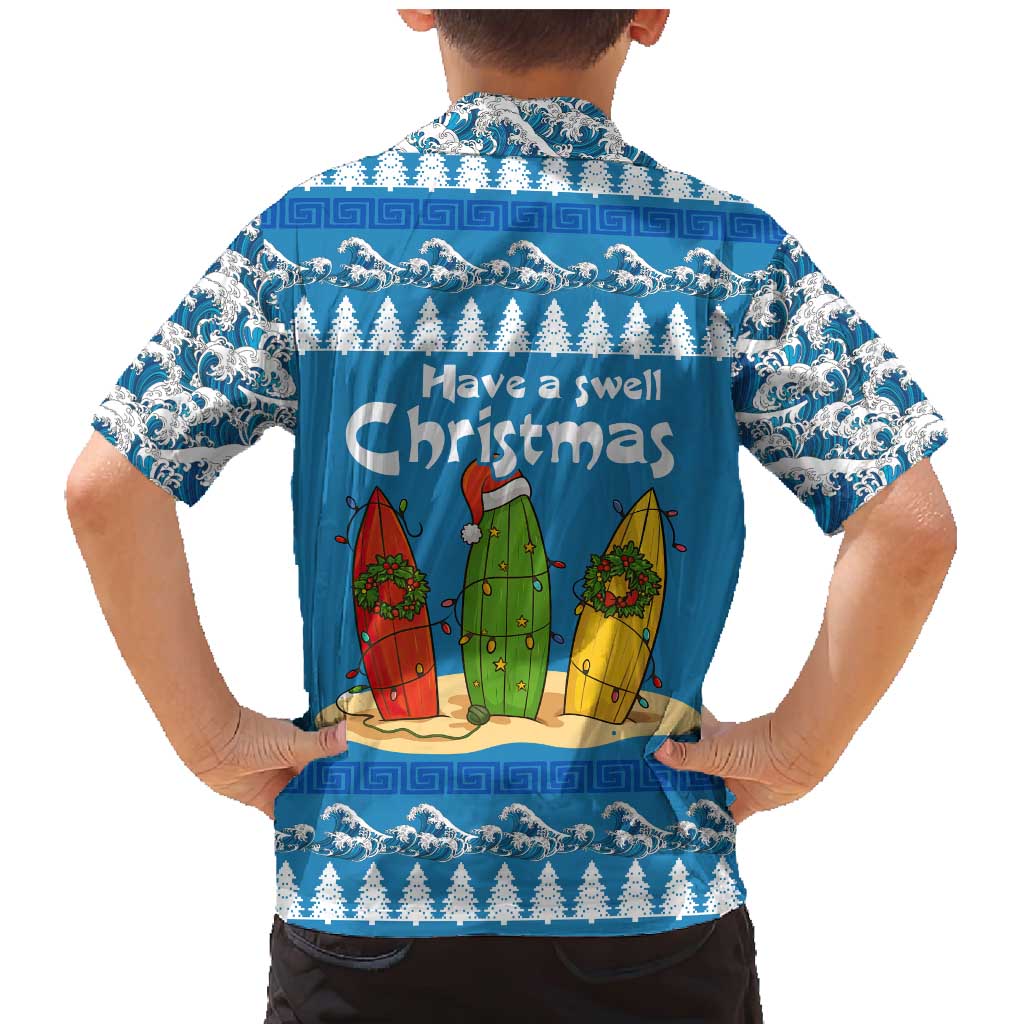 Santa Fist Christmas Family Matching Mermaid Dress and Hawaiian Shirt Xmas Holiday Patterns - Wonder Print Shop