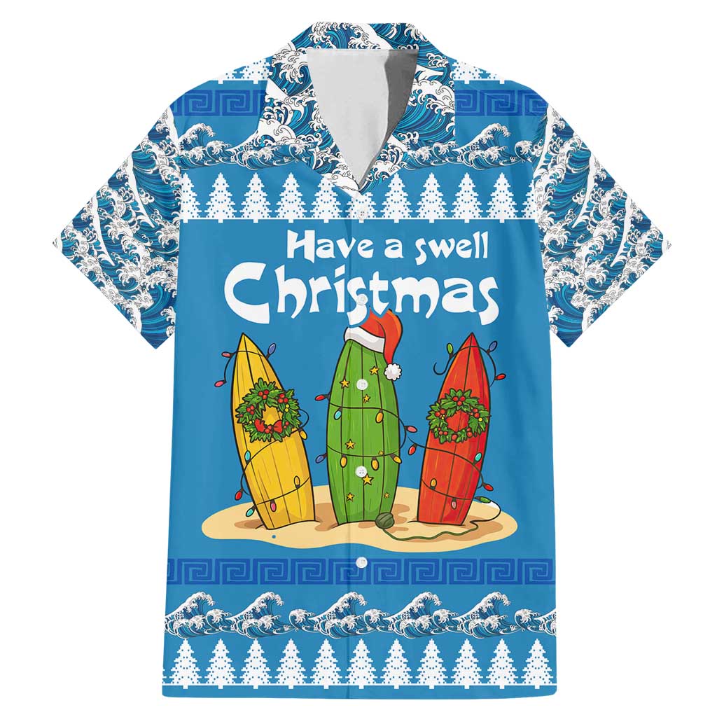 Santa Fist Christmas Family Matching Mermaid Dress and Hawaiian Shirt Xmas Holiday Patterns - Wonder Print Shop