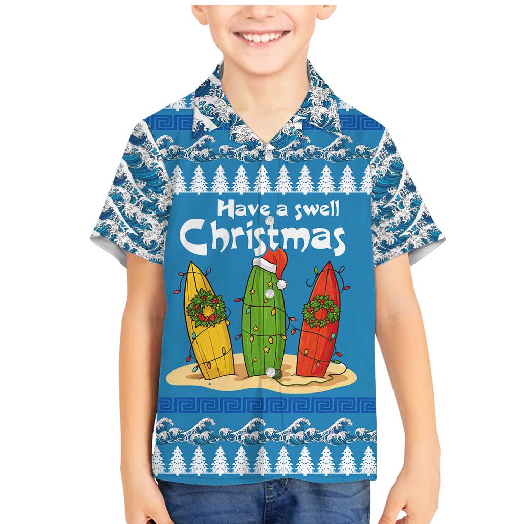 Santa Fist Christmas Family Matching Mermaid Dress and Hawaiian Shirt Xmas Holiday Patterns - Wonder Print Shop