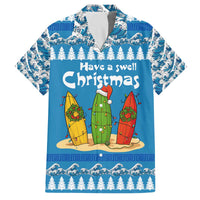 Santa Fist Christmas Family Matching Off The Shoulder Long Sleeve Dress and Hawaiian Shirt Xmas Holiday Patterns - Wonder Print Shop