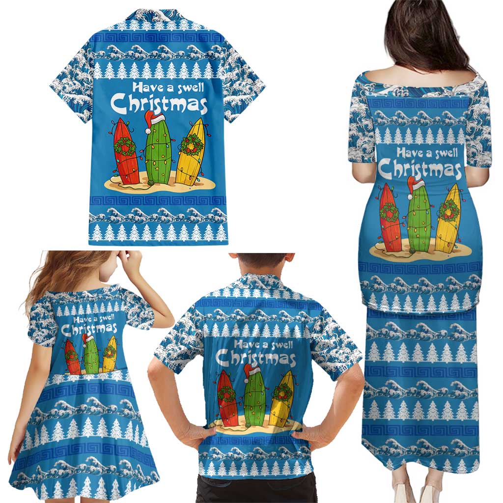 Santa Fist Christmas Family Matching Puletasi and Hawaiian Shirt Xmas Holiday Patterns - Wonder Print Shop