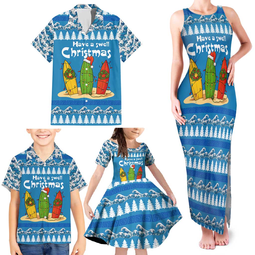 Santa Fist Christmas Family Matching Tank Maxi Dress and Hawaiian Shirt Xmas Holiday Patterns - Wonder Print Shop