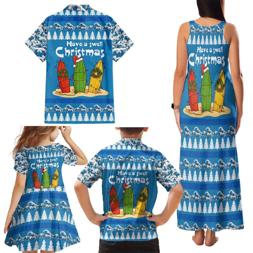 Santa Fist Christmas Family Matching Tank Maxi Dress and Hawaiian Shirt Xmas Holiday Patterns - Wonder Print Shop