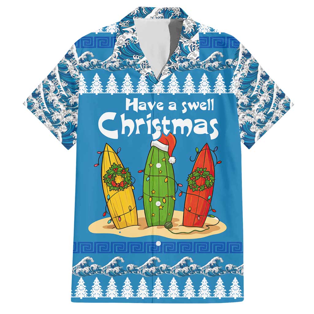 Santa Fist Christmas Hawaiian Shirt Xmas Holiday Patterns - Wonder Print Shop