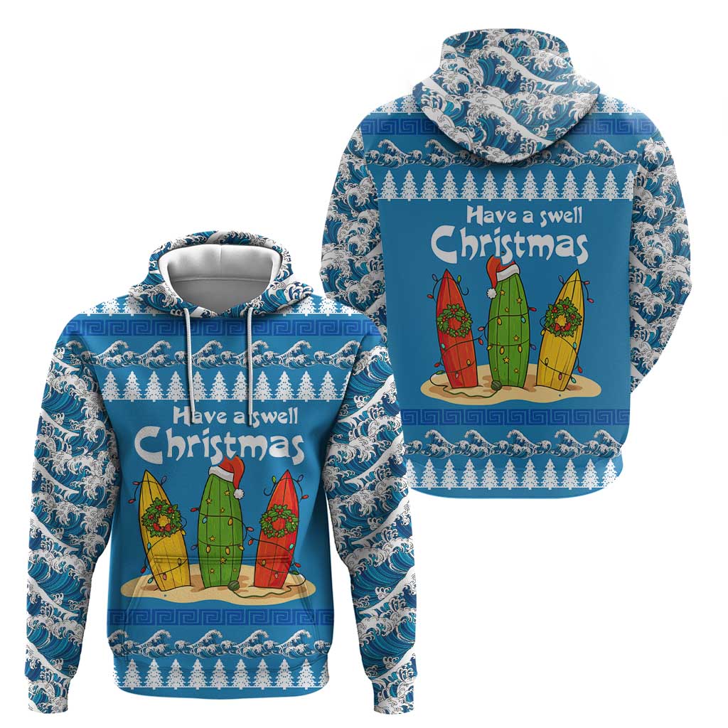 Santa Fist Christmas Hoodie Xmas Holiday Patterns - Wonder Print Shop