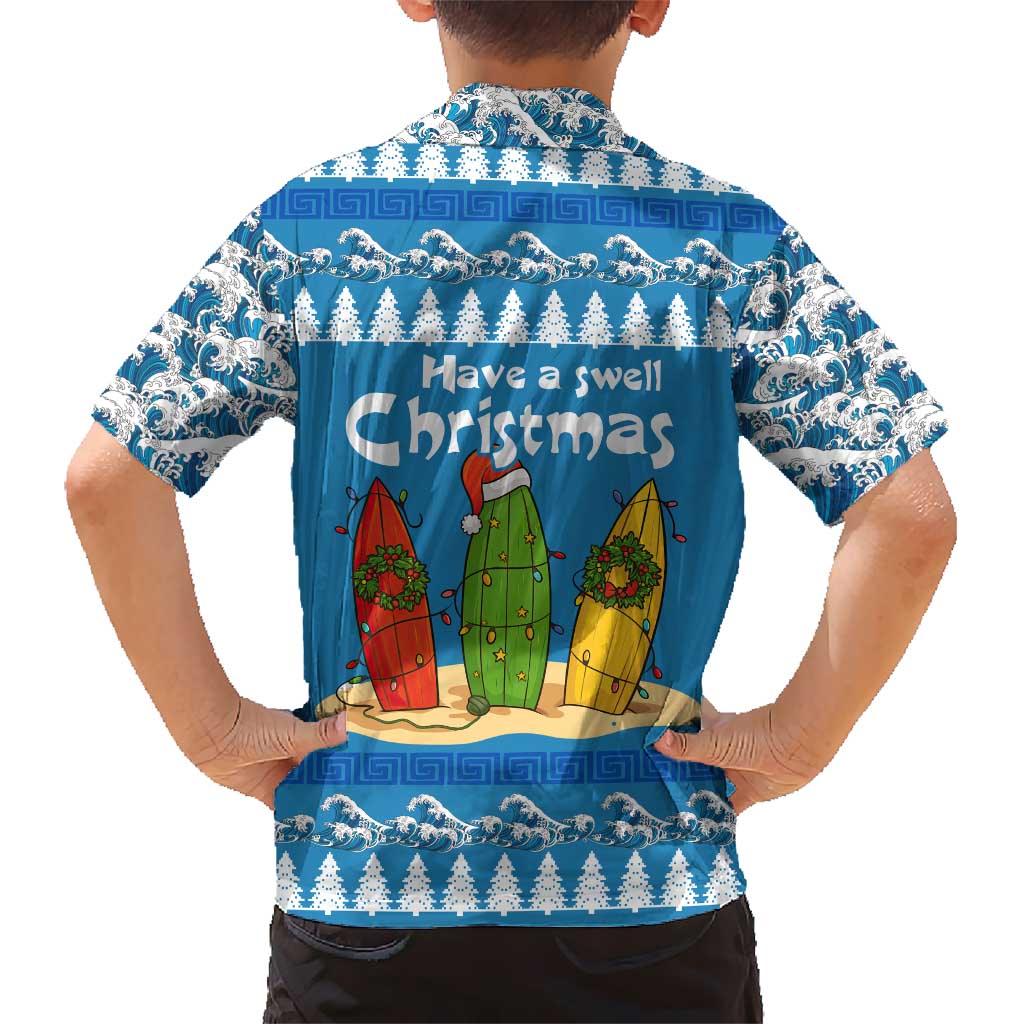 Santa Fist Christmas Kid Hawaiian Shirt Xmas Holiday Patterns - Wonder Print Shop
