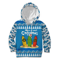 Santa Fist Christmas Kid Hoodie Xmas Holiday Patterns - Wonder Print Shop