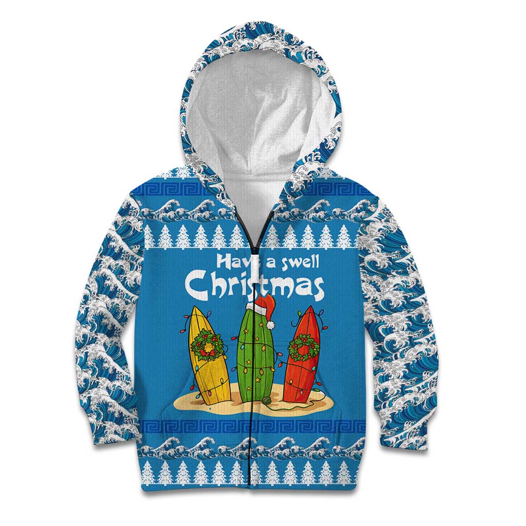 Santa Fist Christmas Kid Hoodie Xmas Holiday Patterns - Wonder Print Shop