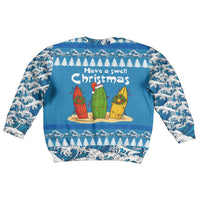 Santa Fist Christmas Kid Ugly Christmas Sweater Xmas Holiday Patterns - Wonder Print Shop