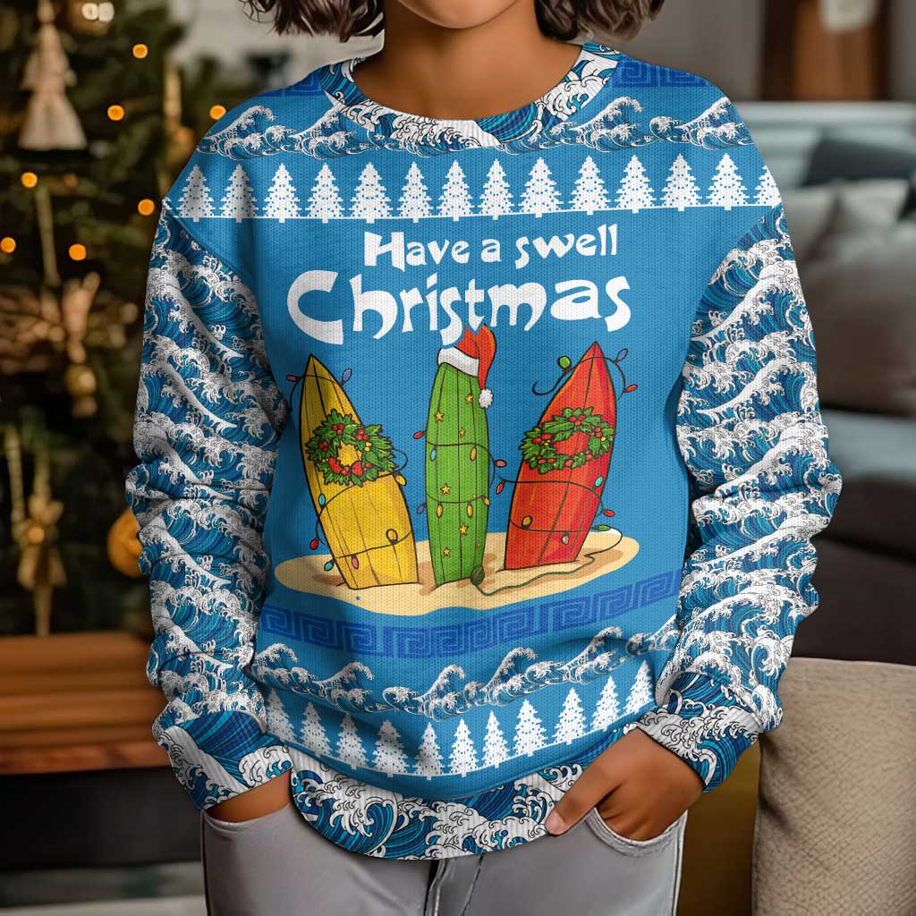 Santa Fist Christmas Kid Ugly Christmas Sweater Xmas Holiday Patterns - Wonder Print Shop