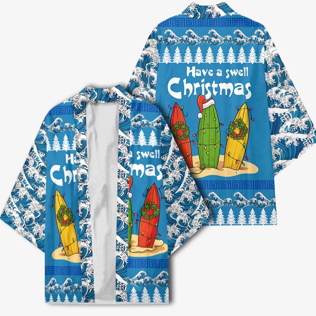 Santa Fist Christmas Kimono Xmas Holiday Patterns - Wonder Print Shop