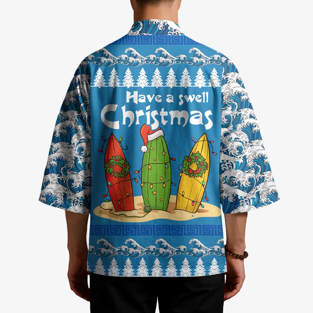 Santa Fist Christmas Kimono Xmas Holiday Patterns - Wonder Print Shop