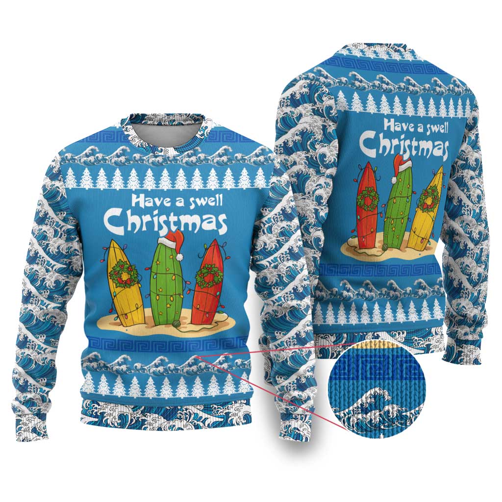 Santa Fist Christmas Ugly Christmas Sweater Xmas Holiday Patterns - Wonder Print Shop