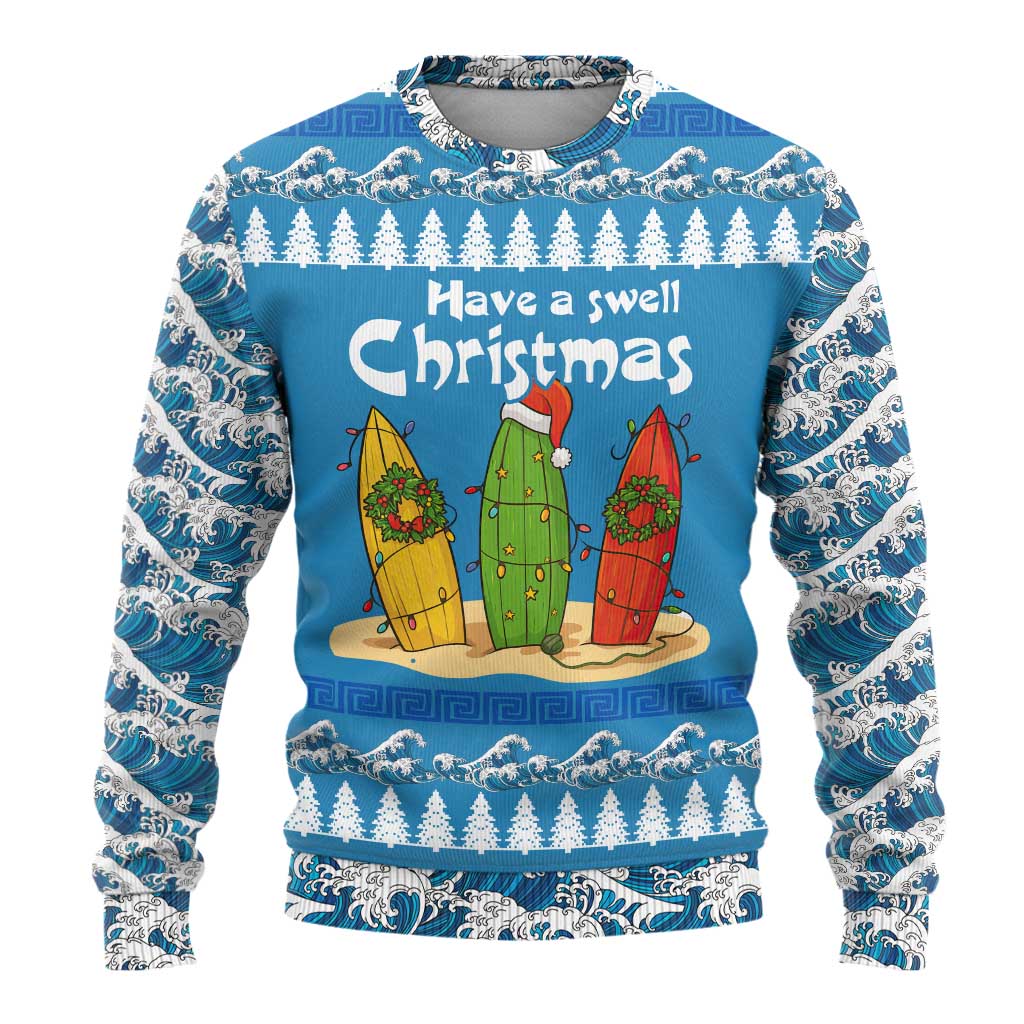 Santa Fist Christmas Ugly Christmas Sweater Xmas Holiday Patterns - Wonder Print Shop