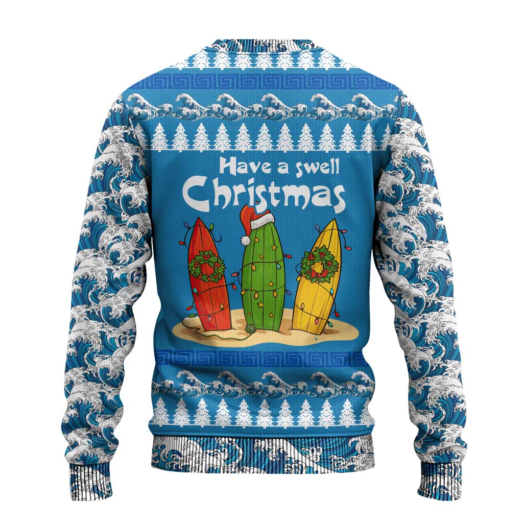 Santa Fist Christmas Ugly Christmas Sweater Xmas Holiday Patterns - Wonder Print Shop