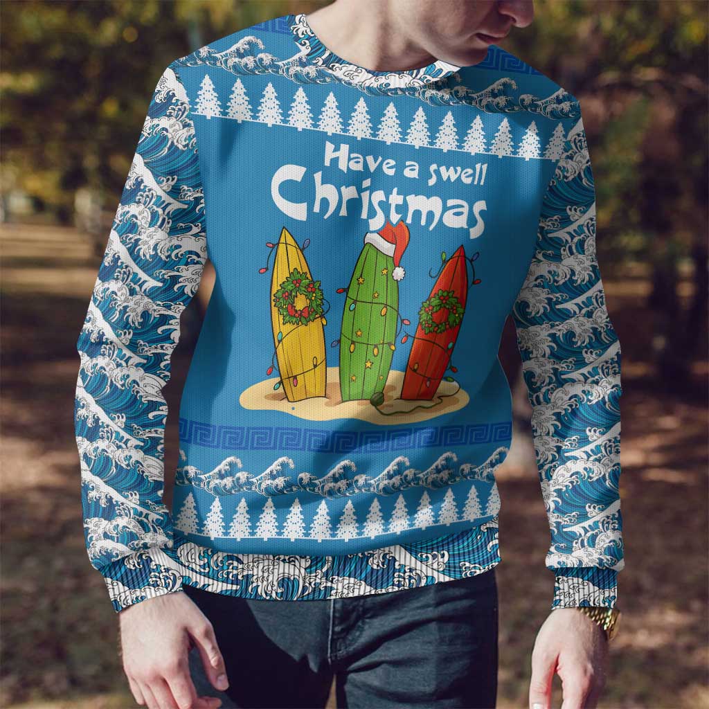 Santa Fist Christmas Ugly Christmas Sweater Xmas Holiday Patterns - Wonder Print Shop
