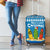 Santa Fist Christmas Luggage Cover Xmas Holiday Patterns - Wonder Print Shop