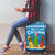 Santa Fist Christmas Luggage Cover Xmas Holiday Patterns - Wonder Print Shop