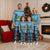 Santa Fist Christmas Pajama Set Xmas Holiday Patterns - Wonder Print Shop