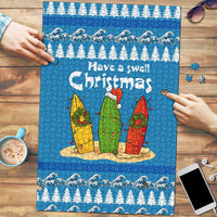 Santa Fist Christmas Puzzle Xmas Holiday Patterns - Wonder Print Shop