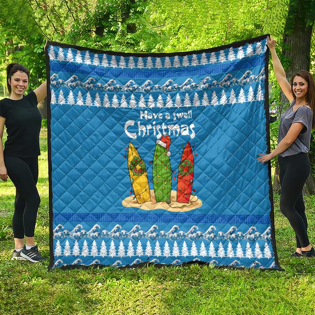 Santa Fist Christmas Quilt Xmas Holiday Patterns - Wonder Print Shop