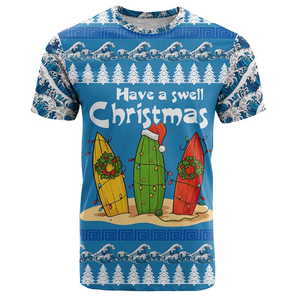 Santa Fist Christmas T Shirt Xmas Holiday Patterns - Wonder Print Shop