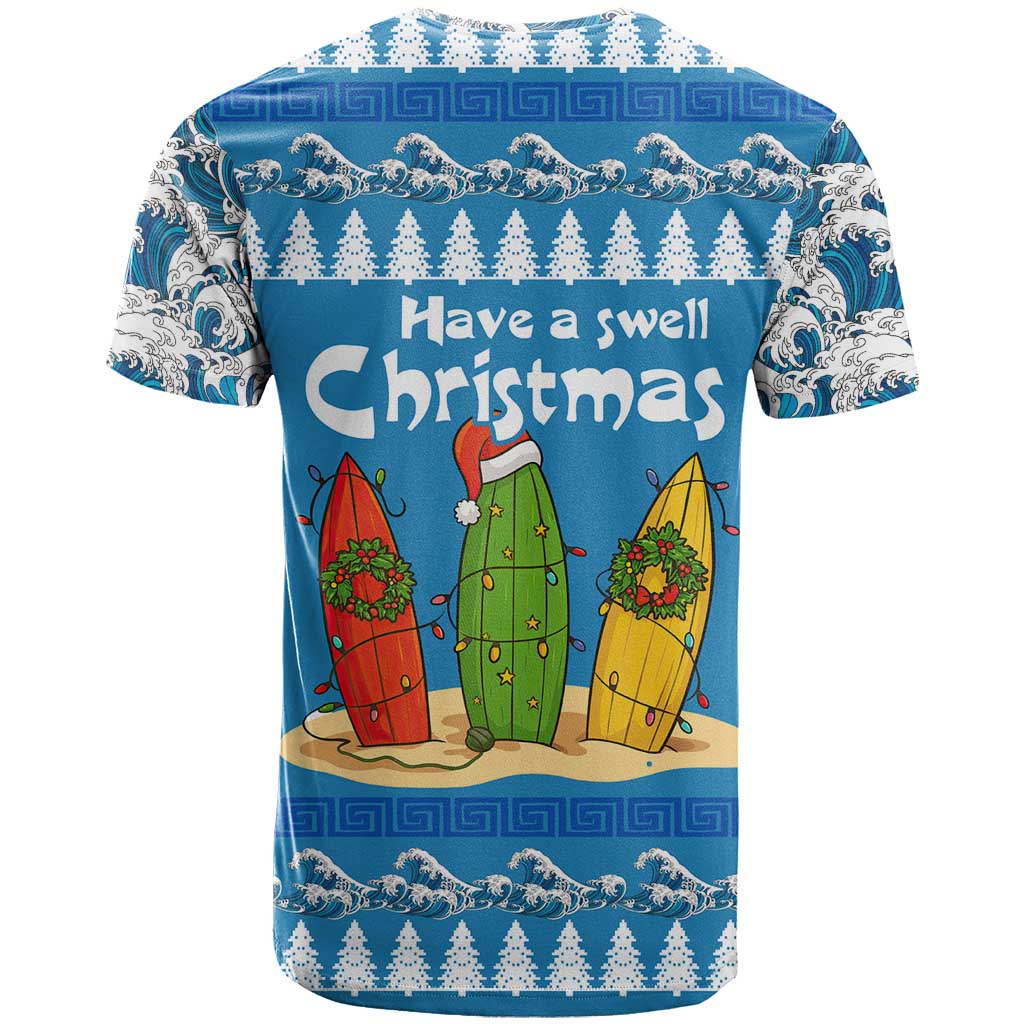 Santa Fist Christmas T Shirt Xmas Holiday Patterns - Wonder Print Shop
