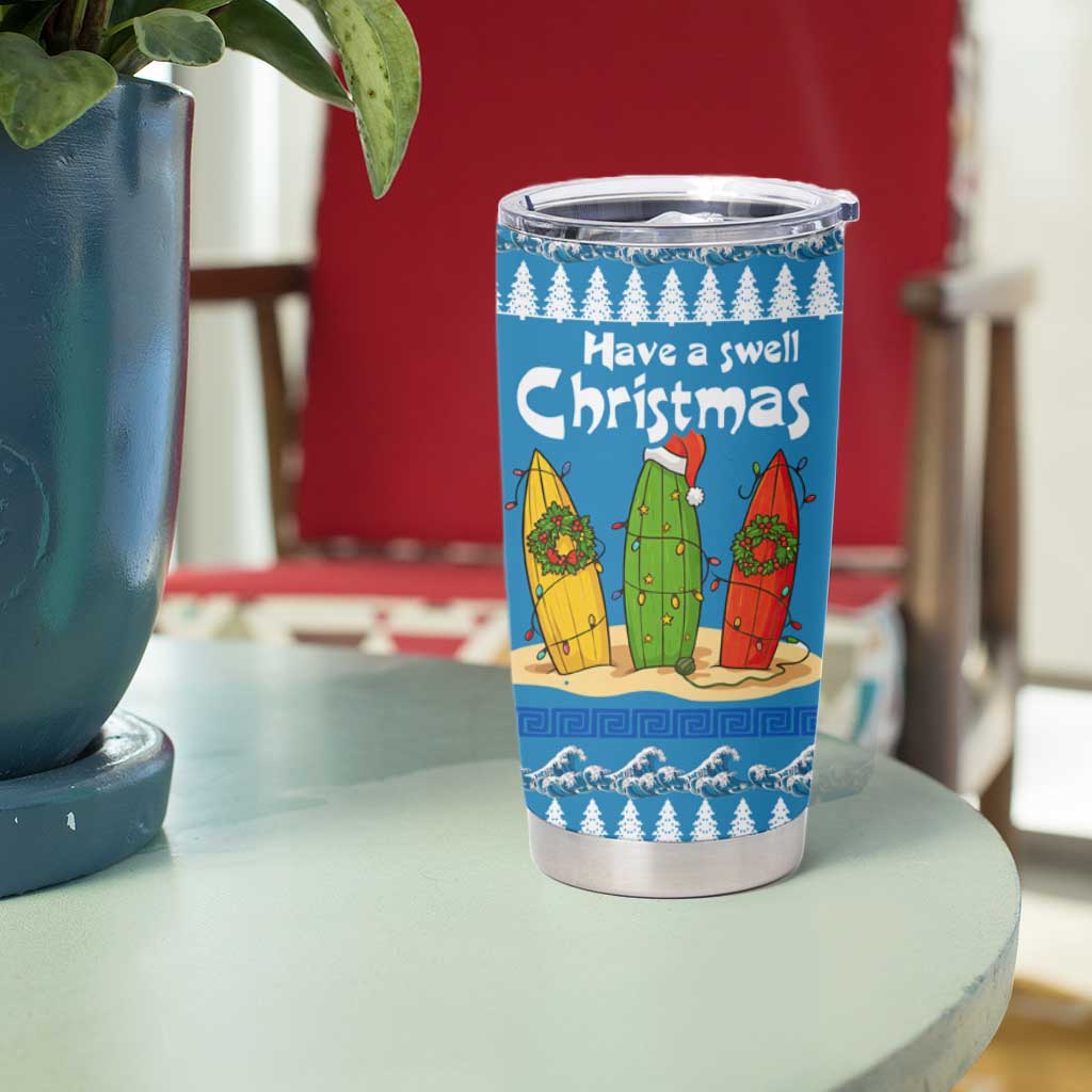 Santa Fist Christmas Tumbler Cup Xmas Holiday Patterns - Wonder Print Shop