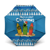 Santa Fist Christmas Umbrella Xmas Holiday Patterns - Wonder Print Shop