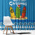 Santa Fist Christmas Window Curtain Xmas Holiday Patterns - Wonder Print Shop