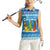 Santa Fist Christmas Women Sleeveless Polo Shirt Xmas Holiday Patterns - Wonder Print Shop