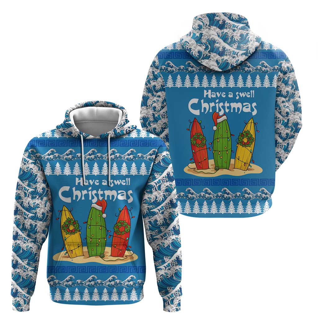 Santa Fist Christmas Zip Hoodie Xmas Holiday Patterns - Wonder Print Shop