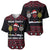 Santa Just Bring Wine Christmas Baseball Jersey Xmas Holiday Patterns - Wonder Print Shop