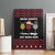 Santa Just Bring Wine Christmas Canvas Wall Art Xmas Holiday Patterns - Wonder Print Shop