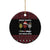 Santa Just Bring Wine Christmas Ceramic Ornament Xmas Holiday Patterns - Wonder Print Shop
