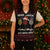 Santa Just Bring Wine Christmas Knitted V-Neck Vest Xmas Holiday Patterns - Wonder Print Shop