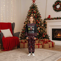 Santa Just Bring Wine Christmas Pajama Set Xmas Holiday Patterns - Wonder Print Shop