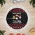 Santa Just Bring Wine Christmas Tree Skirt Xmas Holiday Patterns - Wonder Print Shop