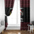 Santa Just Bring Wine Christmas Window Curtain Xmas Holiday Patterns - Wonder Print Shop