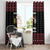 Santa Just Bring Wine Christmas Window Curtain Xmas Holiday Patterns - Wonder Print Shop