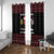Santa Just Bring Wine Christmas Window Curtain Xmas Holiday Patterns - Wonder Print Shop