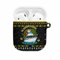 Santa On A Boat Christmas AirPods Case Xmas Holiday Patterns - Wonder Print Shop