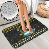 Santa On A Boat Christmas Bathroom Set Xmas Holiday Patterns - Wonder Print Shop