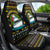 Santa On A Boat Christmas Car Seat Cover Xmas Holiday Patterns - Wonder Print Shop