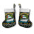 Santa On A Boat Christmas Stocking Xmas Holiday Patterns - Wonder Print Shop