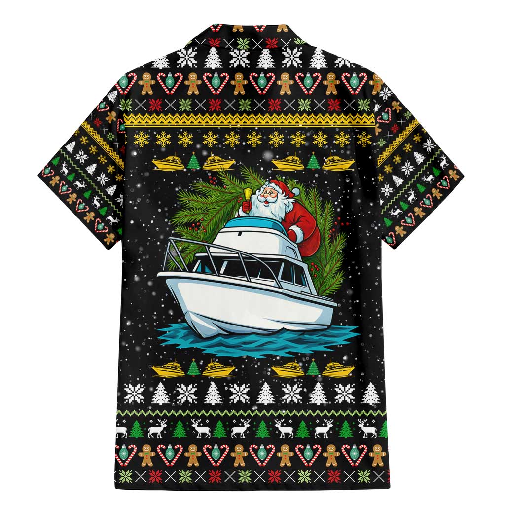 Santa On A Boat Christmas Family Matching Mermaid Dress and Hawaiian Shirt Xmas Holiday Patterns - Wonder Print Shop