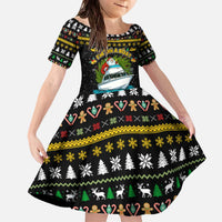 Santa On A Boat Christmas Family Matching Off The Shoulder Long Sleeve Dress and Hawaiian Shirt Xmas Holiday Patterns - Wonder Print Shop
