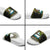 Santa On A Boat Christmas Slide Sandals Xmas Holiday Patterns - Wonder Print Shop