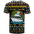 Santa On A Boat Christmas T Shirt Xmas Holiday Patterns - Wonder Print Shop
