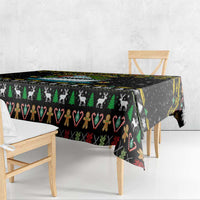 Santa On A Boat Christmas Tablecloth Xmas Holiday Patterns - Wonder Print Shop